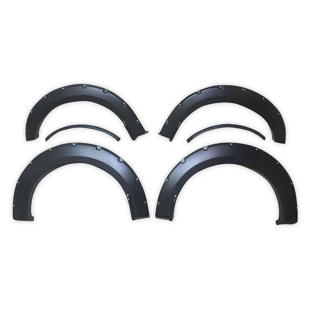 TFF3003S – TRAILFX Fender Flare, Pocket Style 1-1/2 Inch Front And 1-1/2 Inch Rear Tire Coverage Black Smooth Paintab...